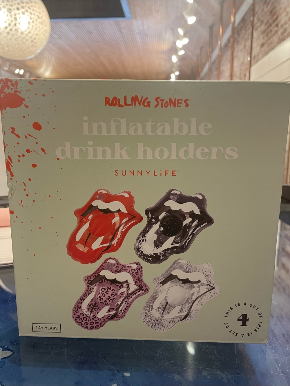 Rolling Stones Inflatable Drink Holders